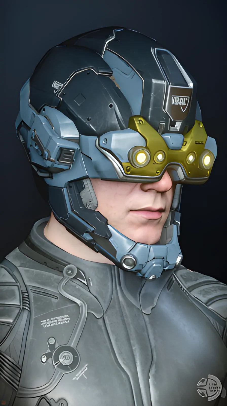 Argus Helmet Gold/Grey/Black