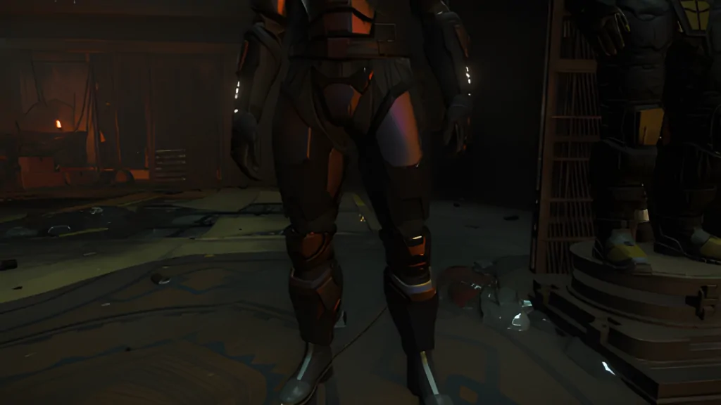 Enlarge ORC-mkV Legs Scorched