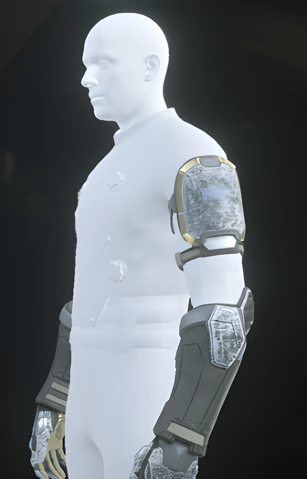 Enlarge TrueDef-Pro Arms Silver/Gold/Grey